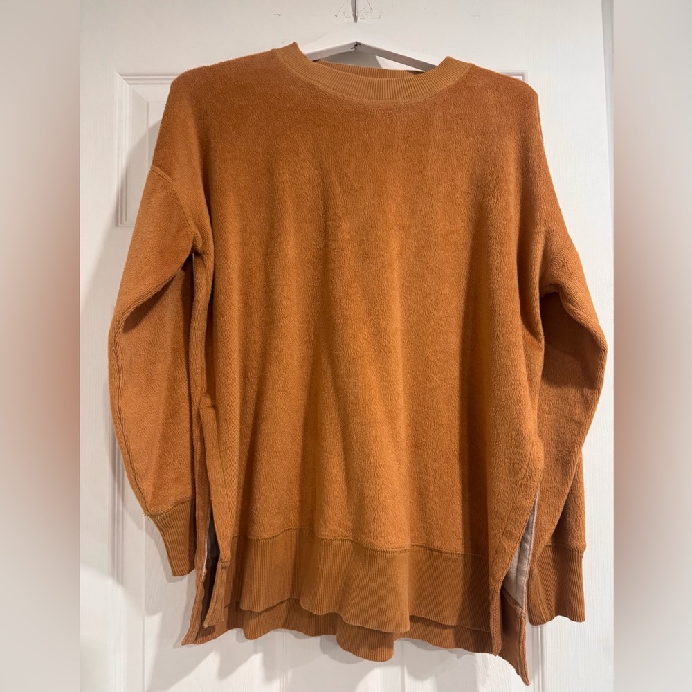 Aerie Women's Crew Neck Sweater - Rust Orange